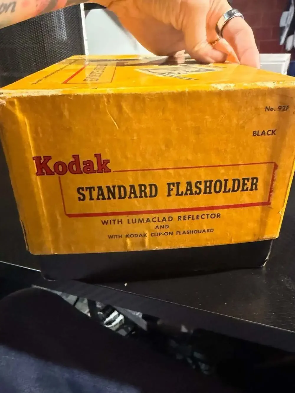 Vintage Kodak Standard Flasholder No. 92F with Lumaclad Reflector and Original B